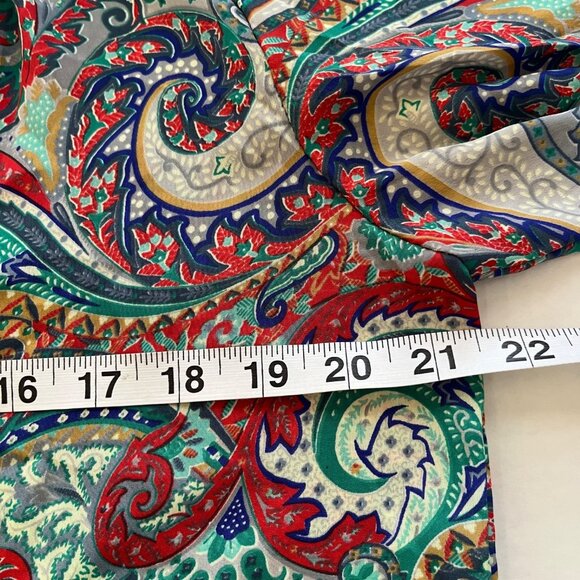 Vtg Silk Womens Paisley Kimono Jacket Sz M/ L Boho Fairy Whimsical Eclectic Art. - Picture 4 of 7